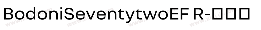 BodoniSeventytwoEF R字体转换